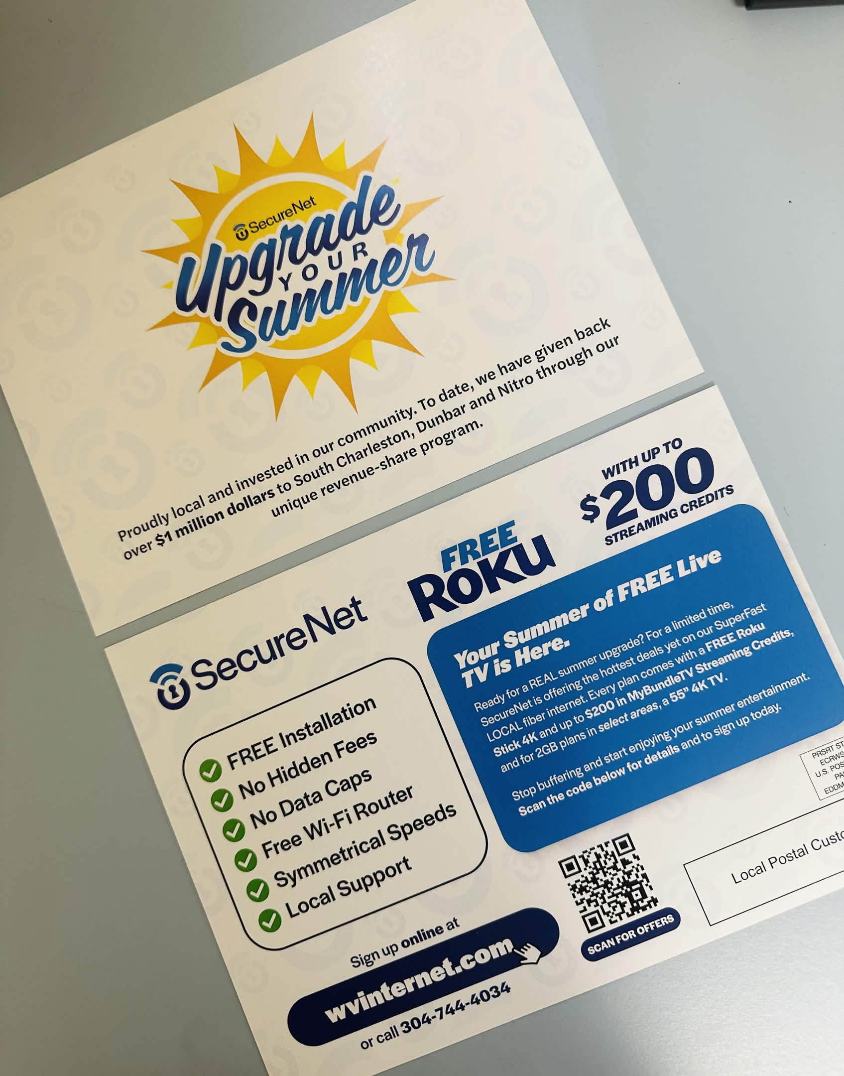 Upgrade Your Summer mailer